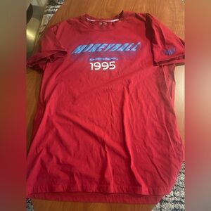 1995 Red Men's Short Sleeve Tee